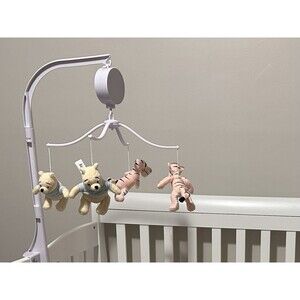 Lambs & Ivy Disney Baby Winnie The Pooh Hugs Musical Baby Crib Mobile Soother